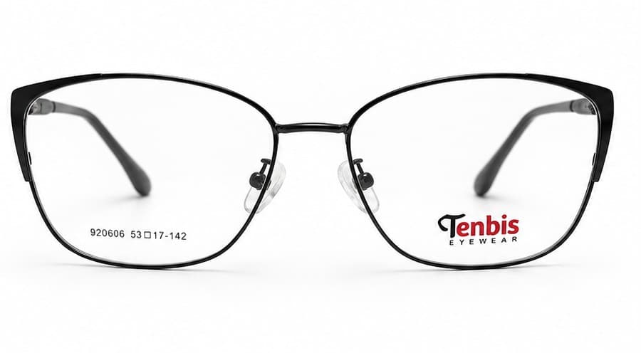 Tenbis — Black cat eye Metal eyeglasses
